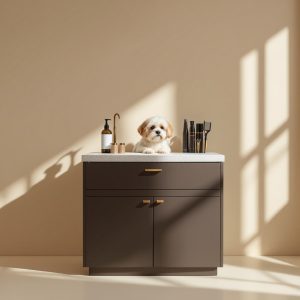 Elegant Pet Grooming Station